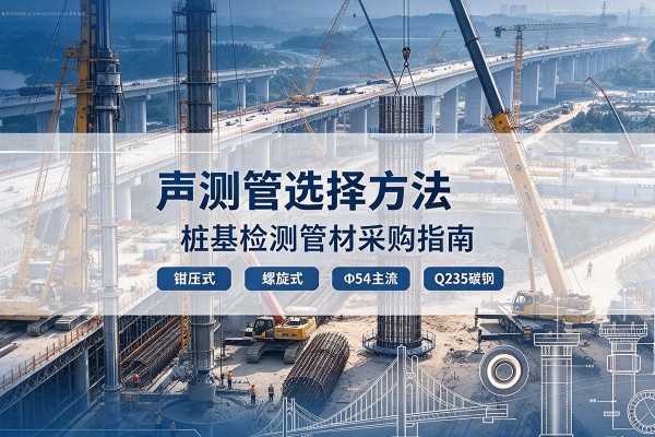 潮州声测管选型标准