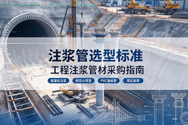 潮州注浆管选型标准